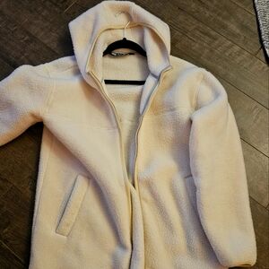 Cozy Cream Hooded Jacket